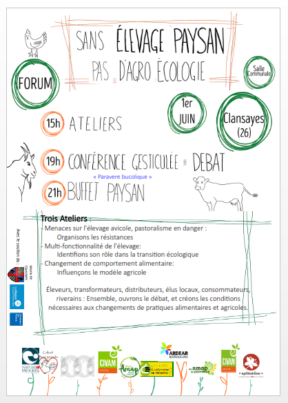 affiche forum elevage VAC
