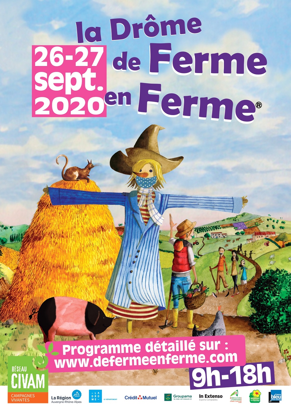 de ferme en ferme masquee2020
